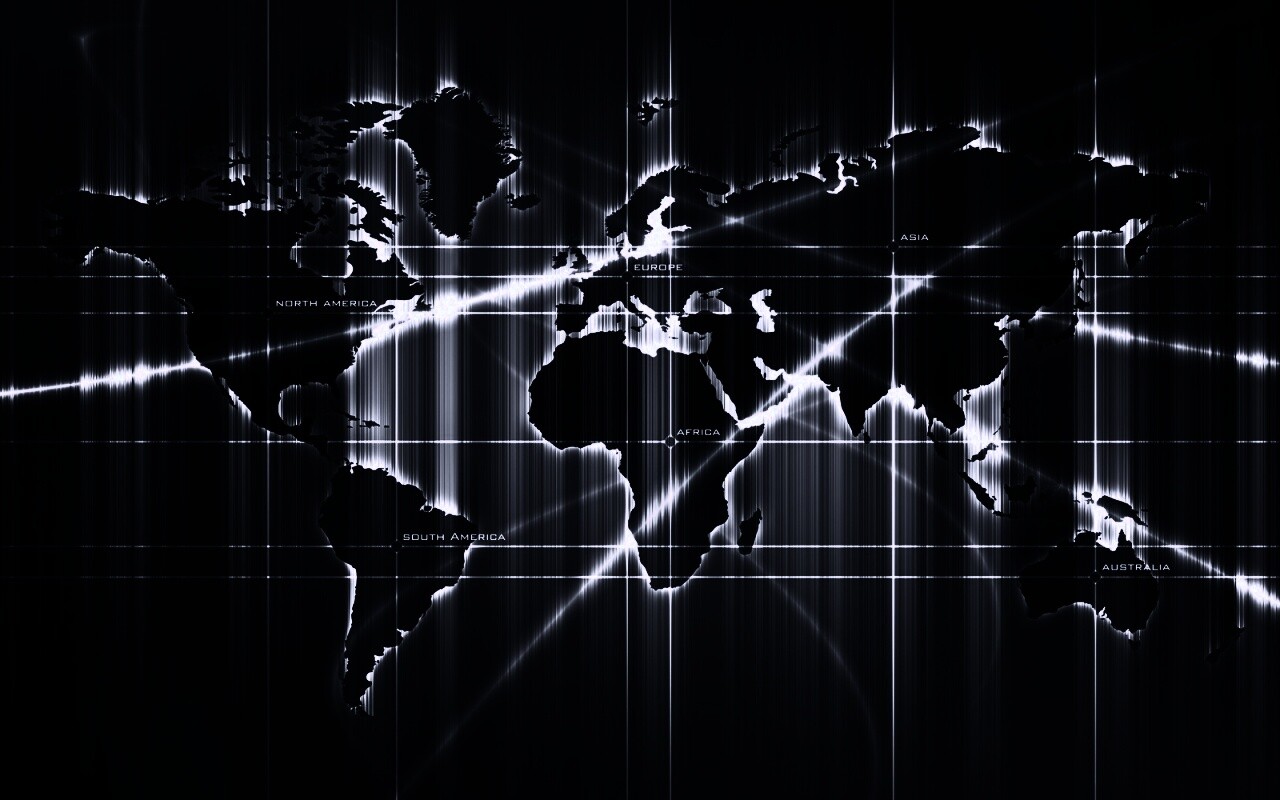 Карта мира в новом стиле обои