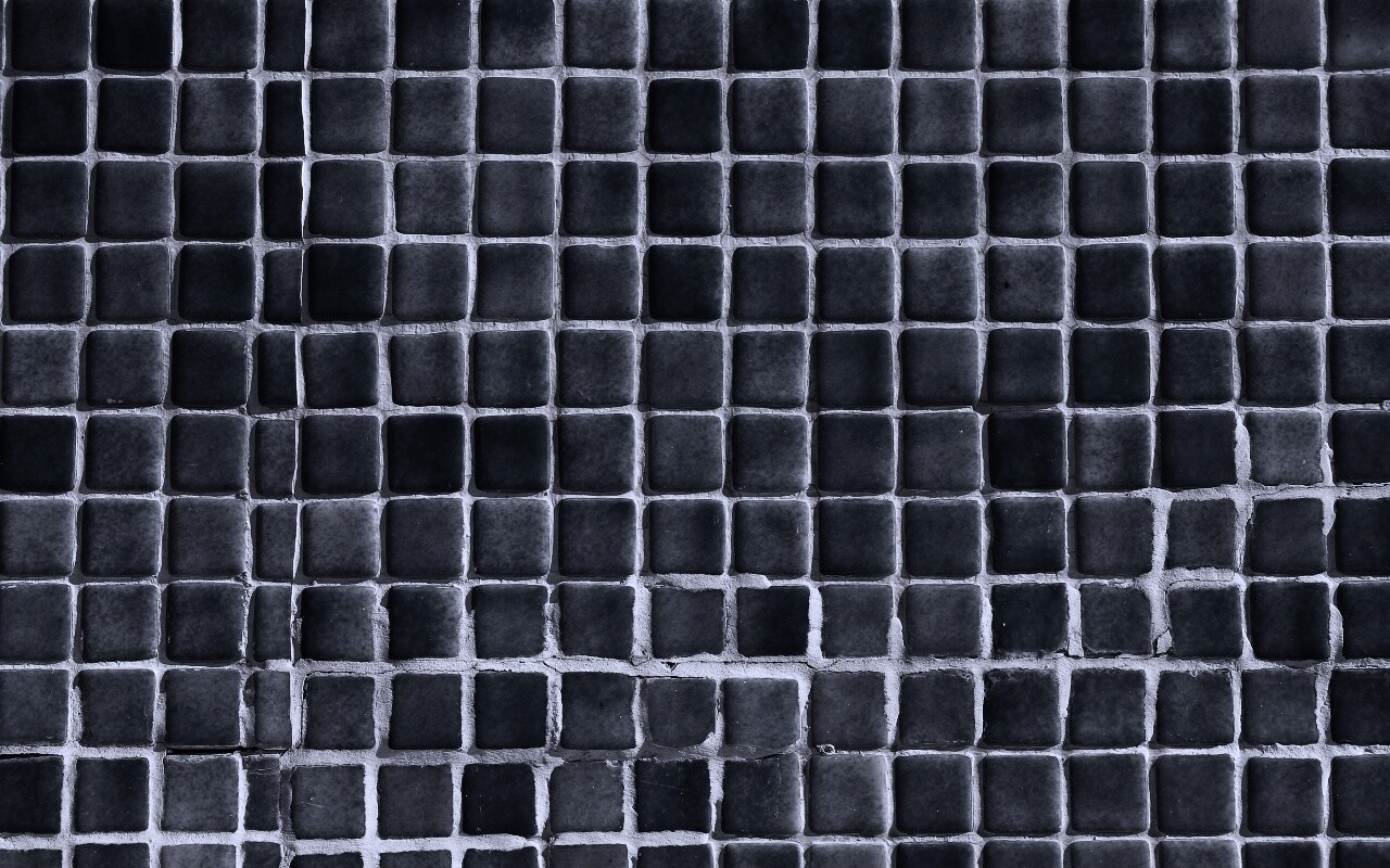 Мелкая голубая плитка обои