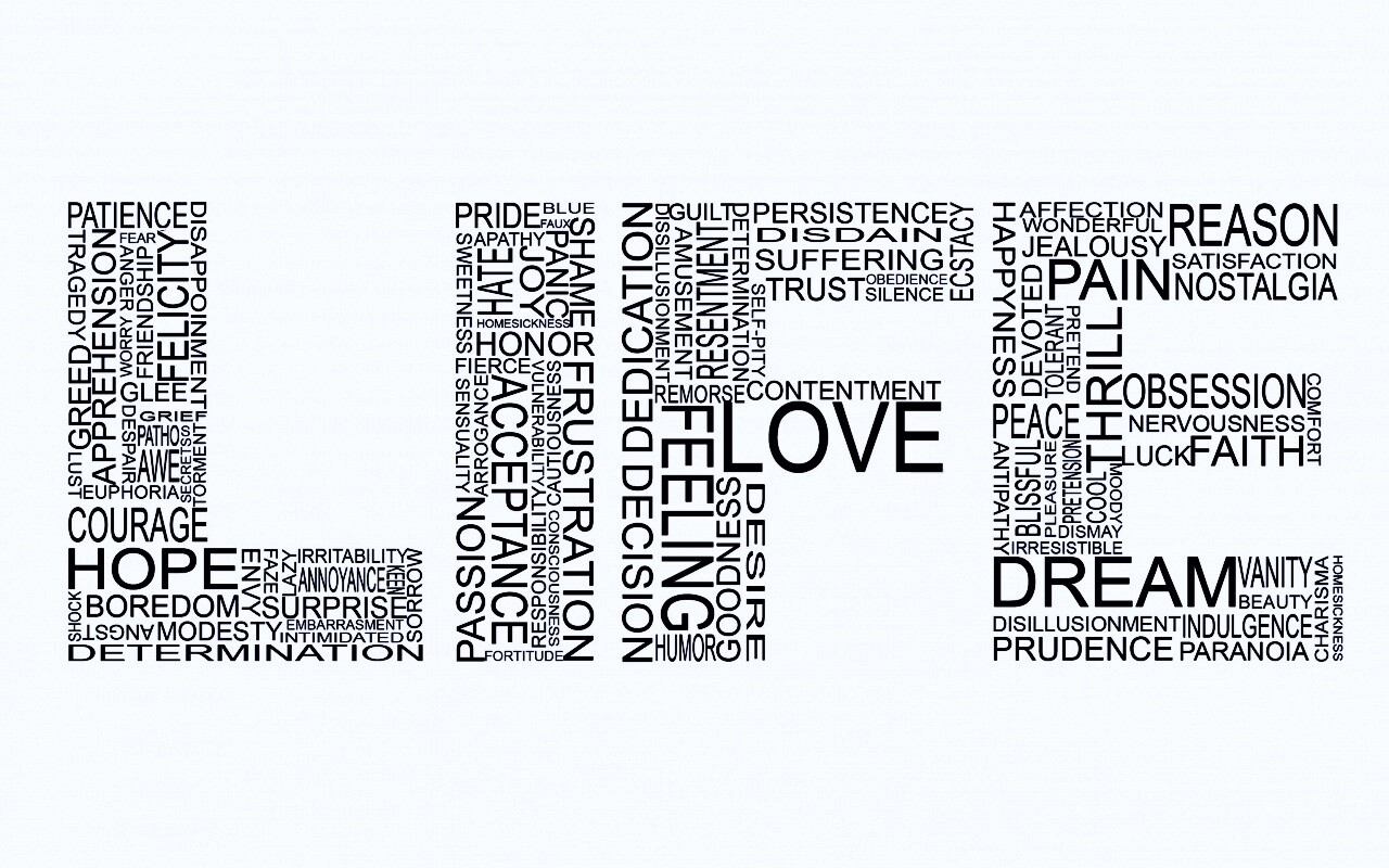 Жизнь в словах обои