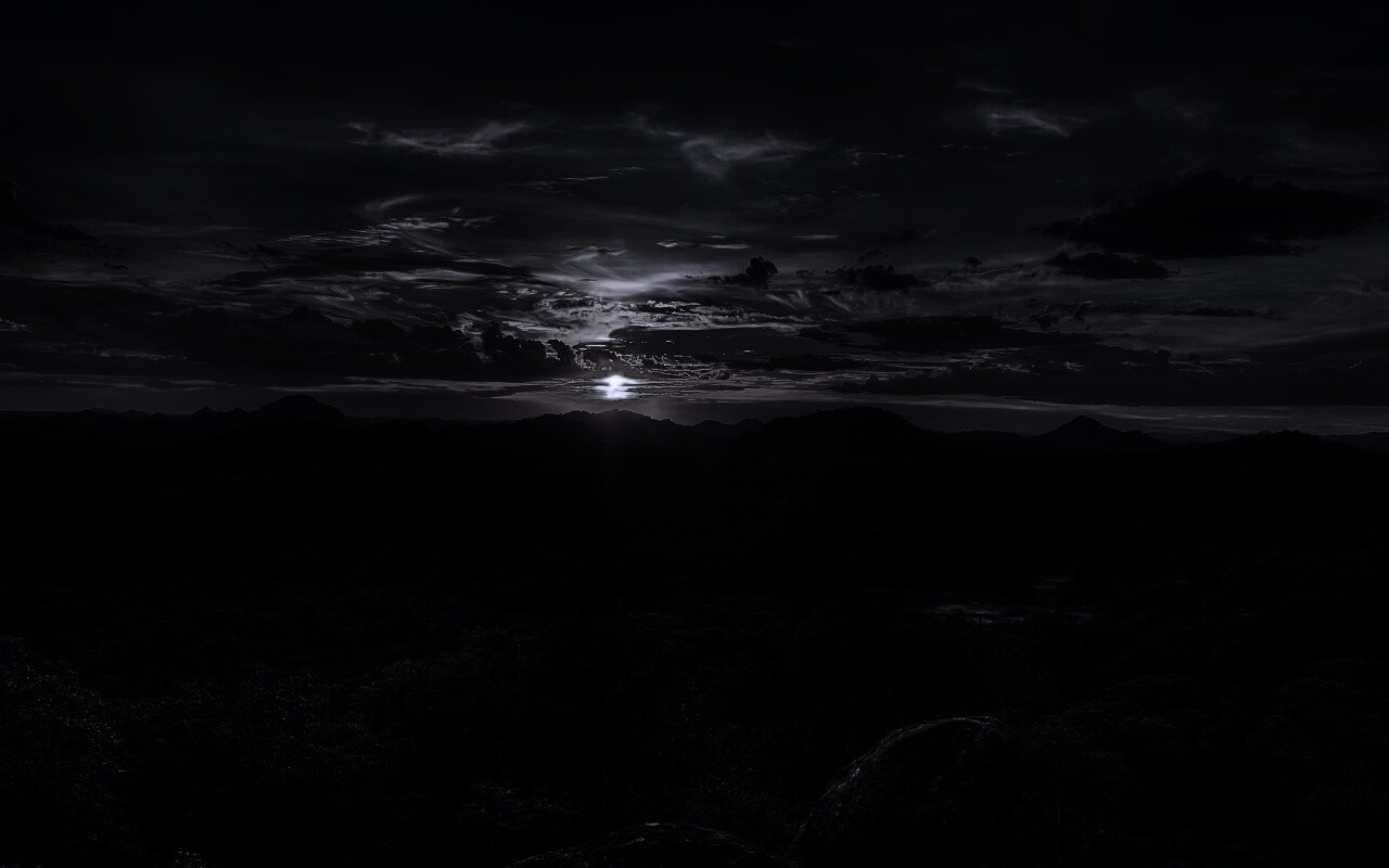 Закат в Африке обои