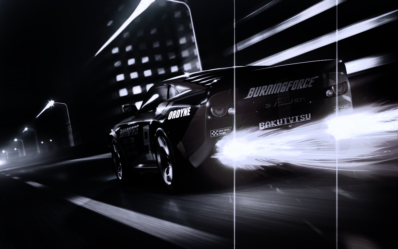 Ночное нитро обои