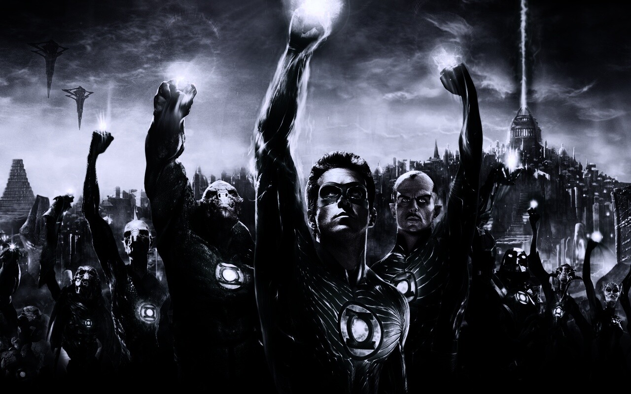 Зеленый фонарь обои