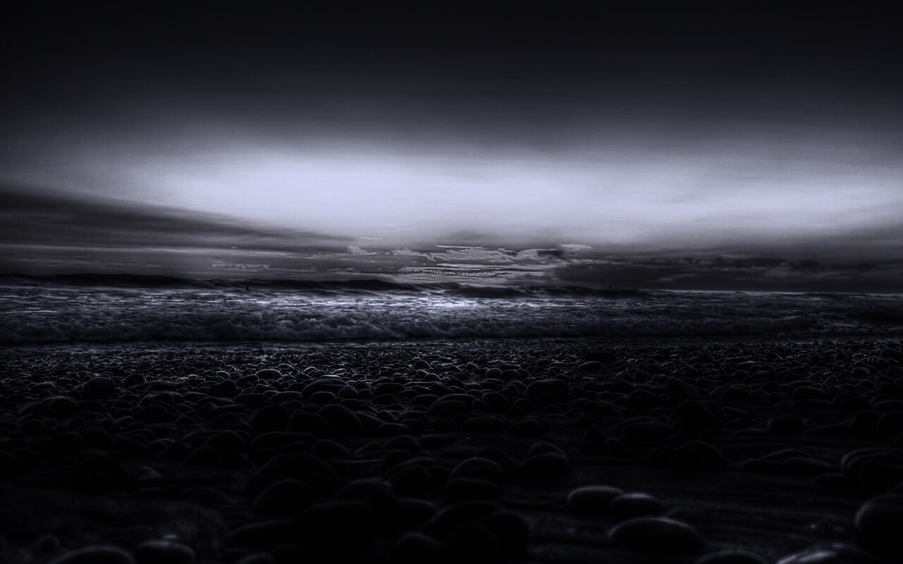 Каменистый пляж обои