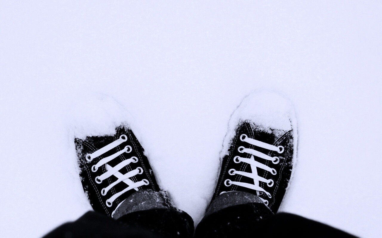 Дурак зимой в кедах обои