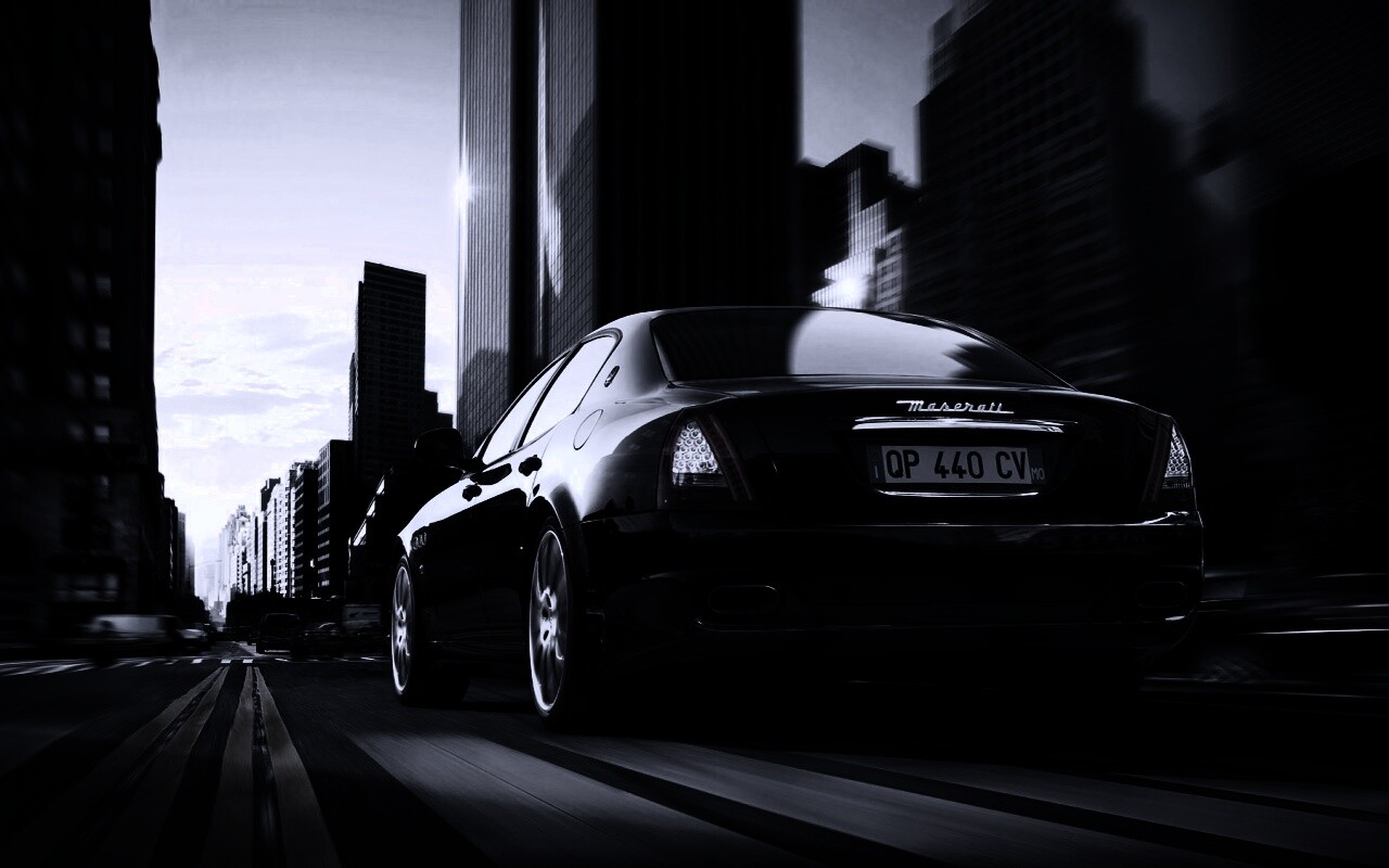 Maserati Quattroporte в городе обои
