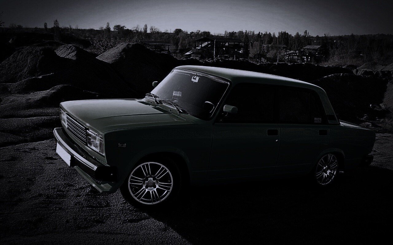 Кислотные жигули обои