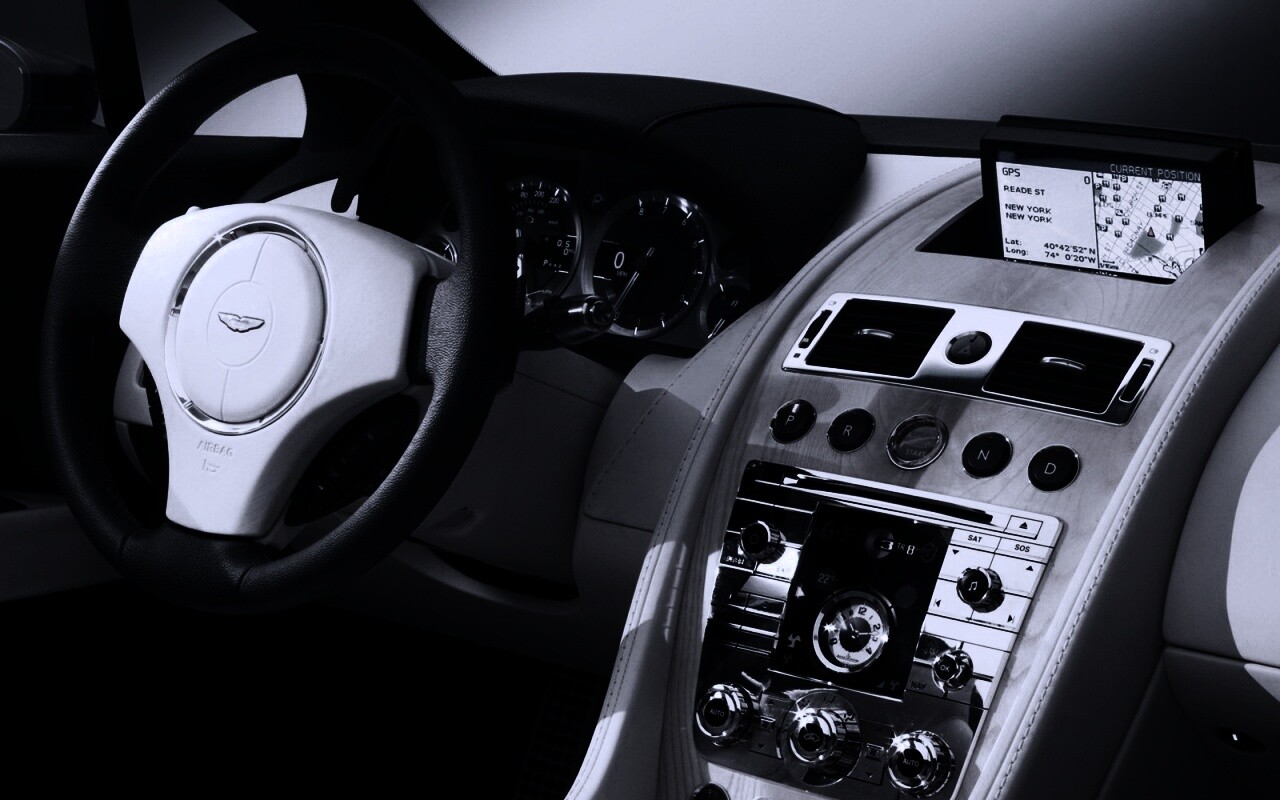 Салон Астон Мартина обои