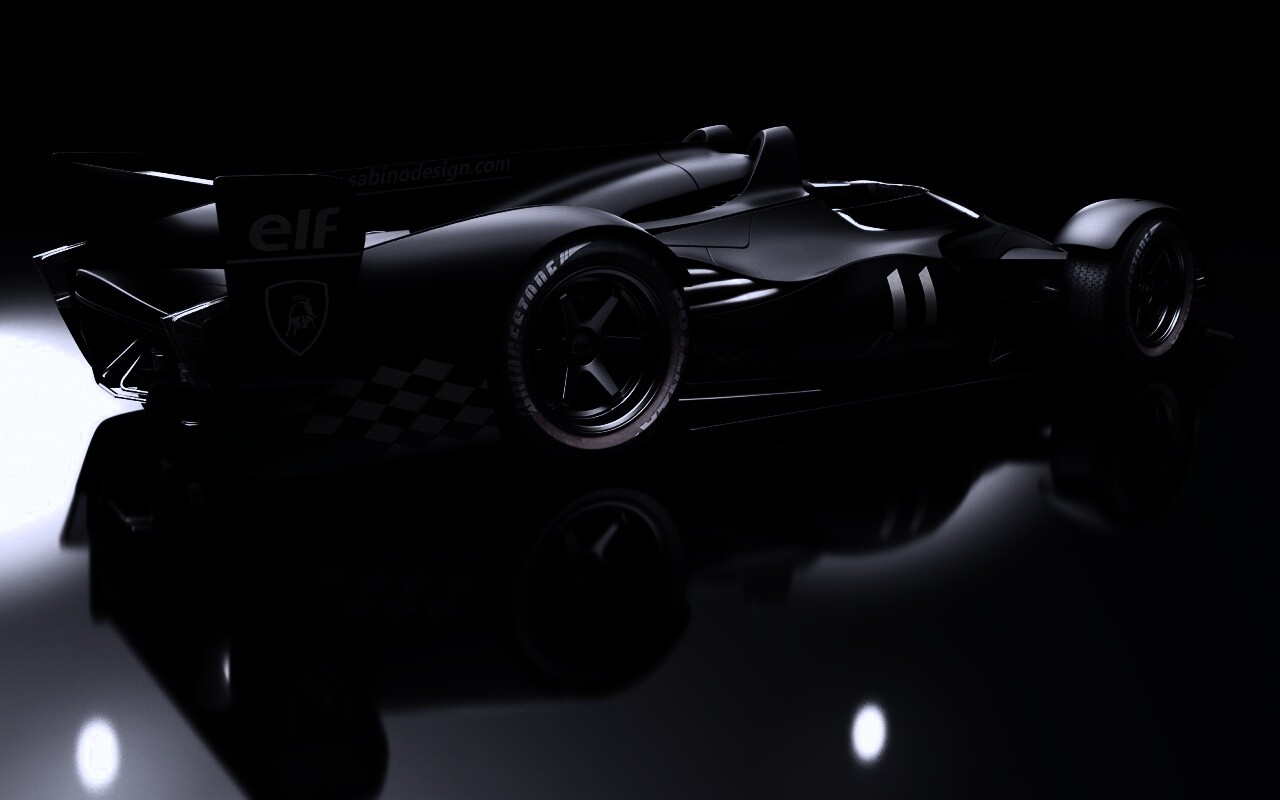 Болид Lamborghini обои