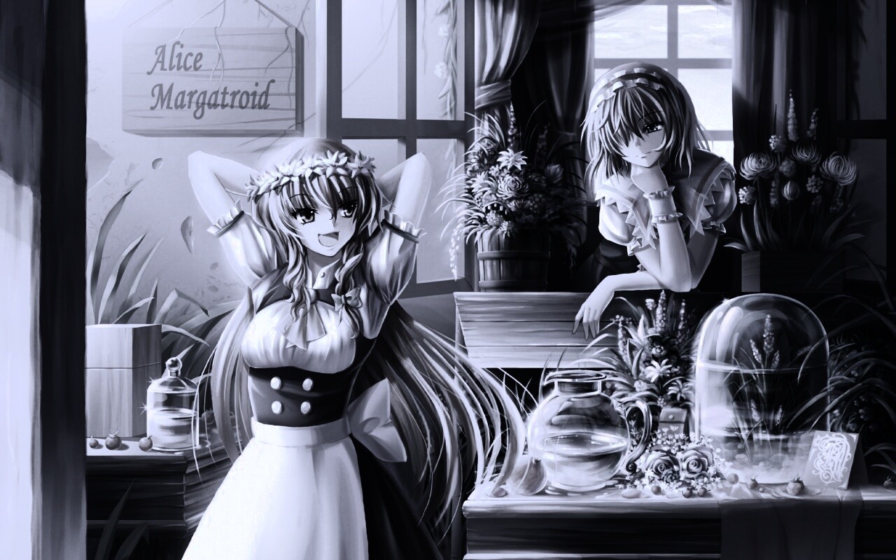 Анимешное утро обои