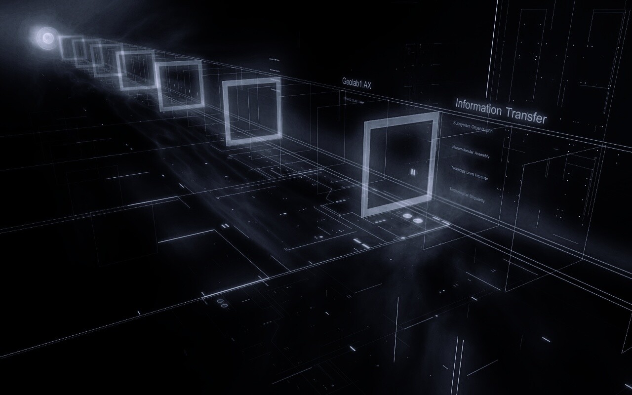 Информационный поток обои