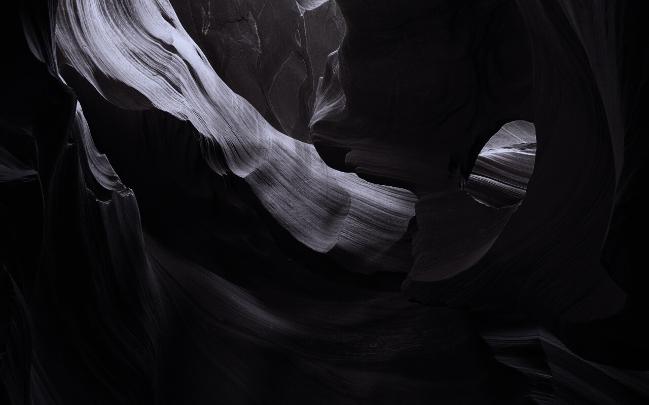 Оранжевая пещера обои