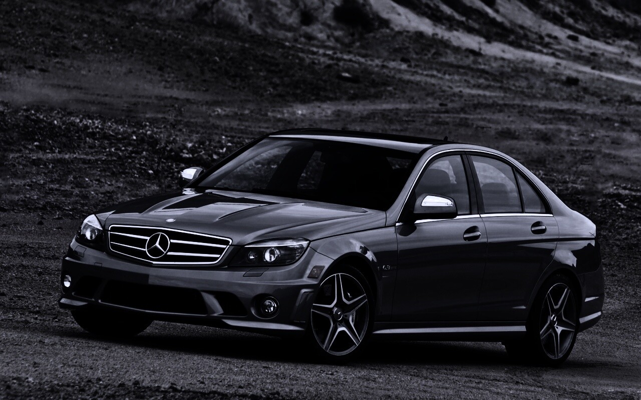 Мерседес в карьере обои