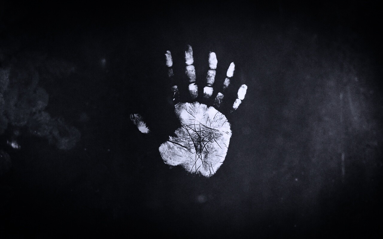 Необычный отпечаток руки обои