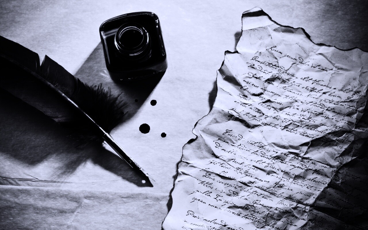 Мятое письмо обои