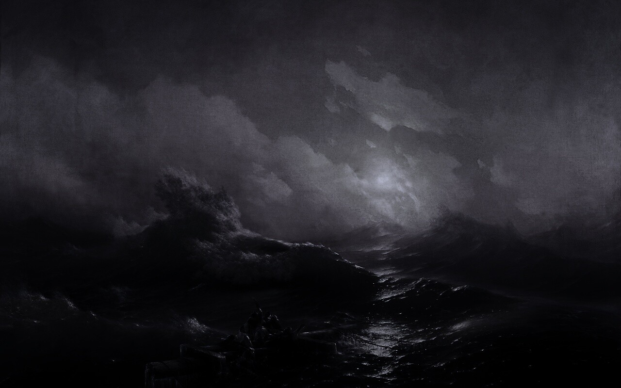 Айвазовский: Девятый вал обои