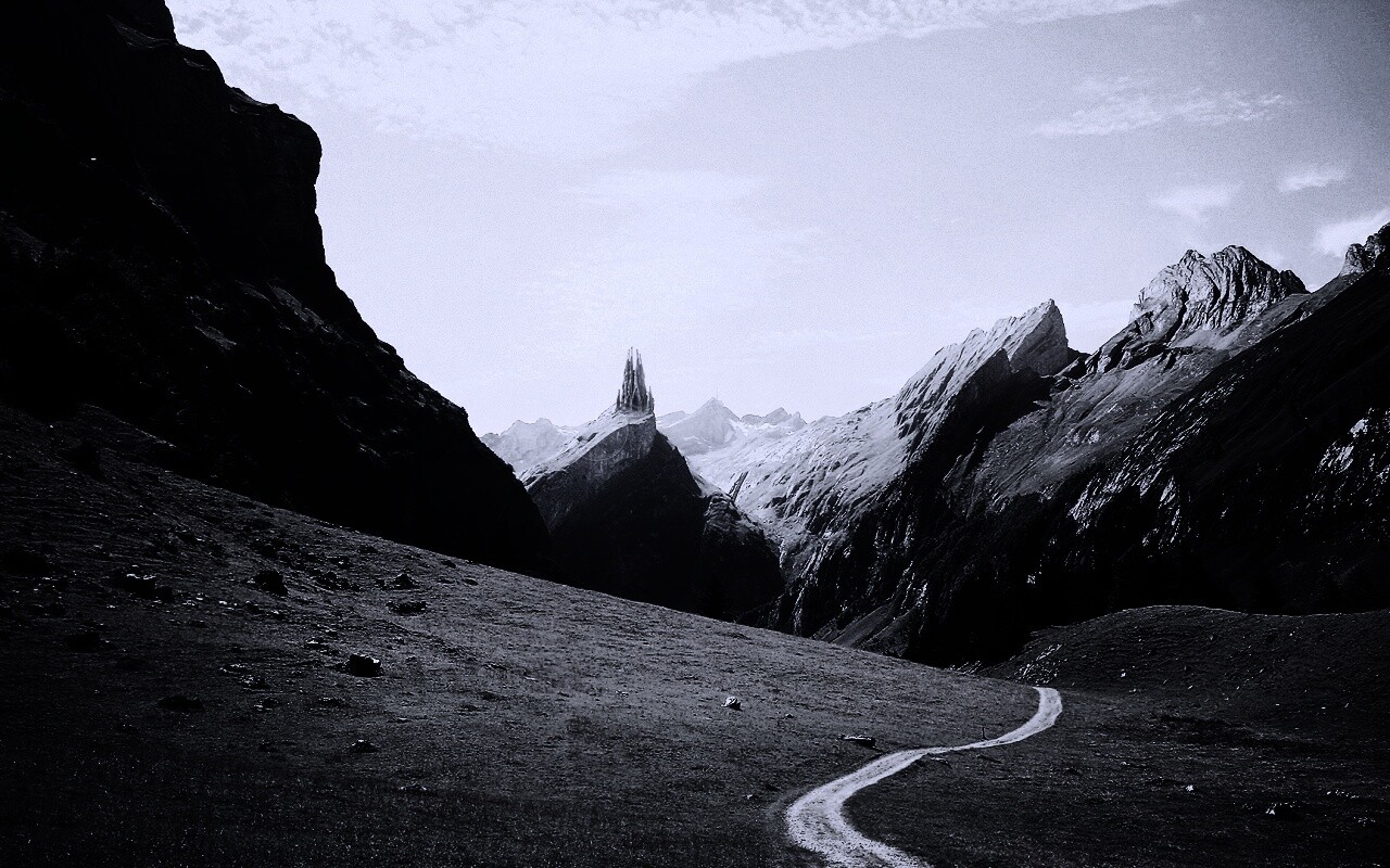 Храм в горах обои