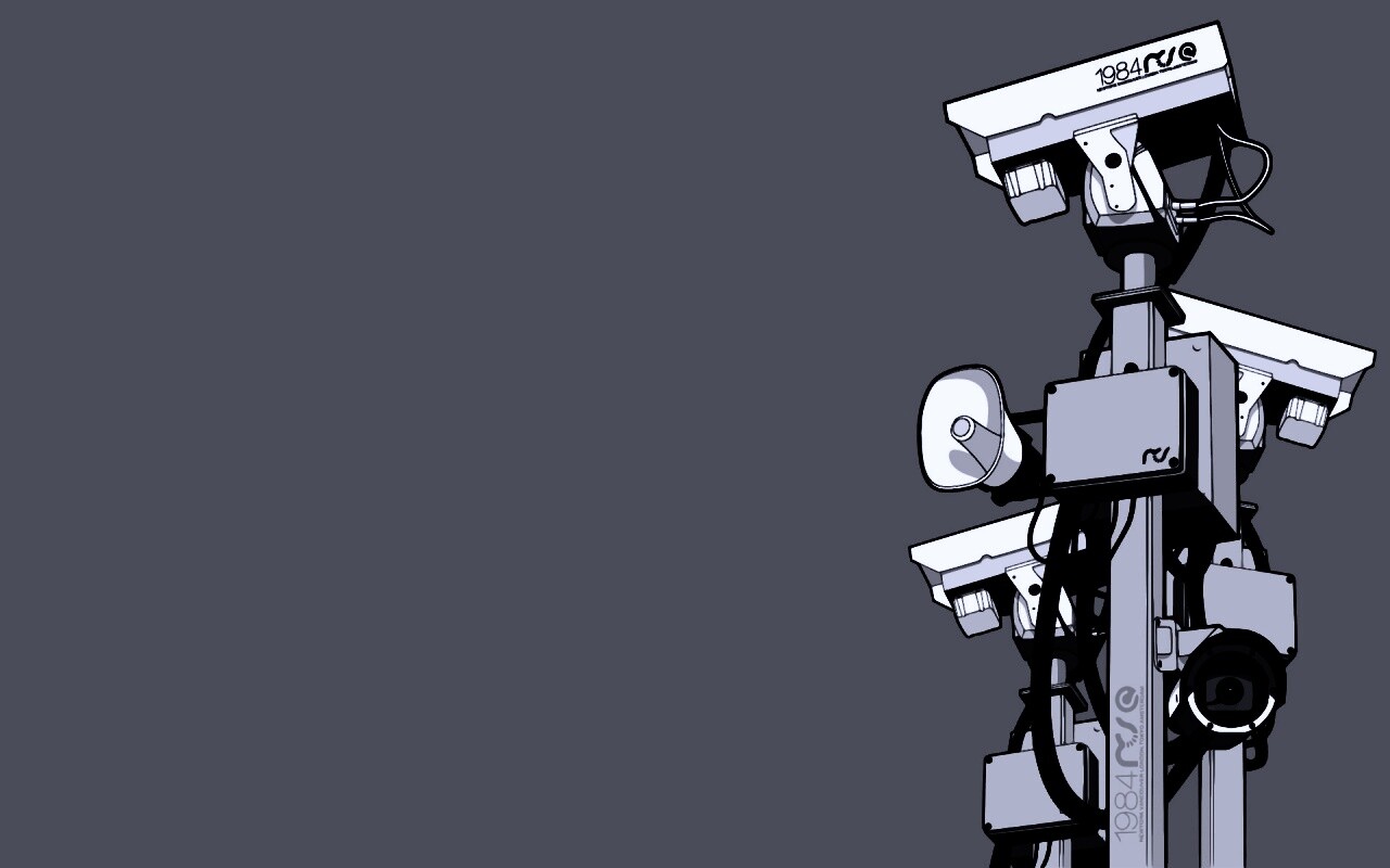 Недремлющее око камер наблюдения обои