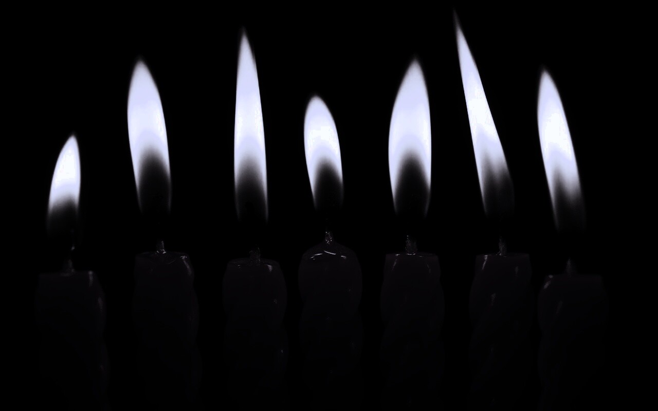 Красные свечи обои