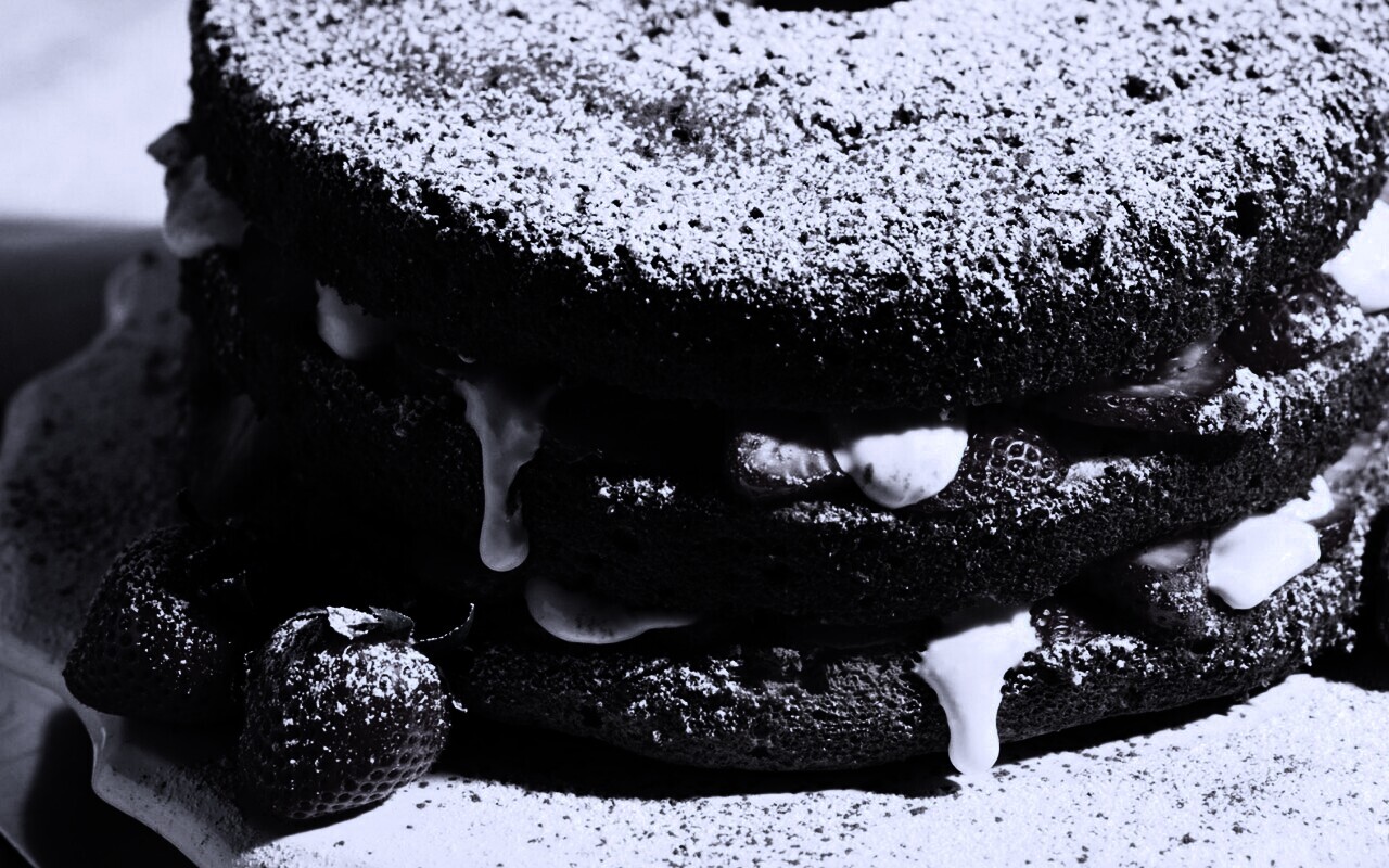 Десерт с фруктами обои