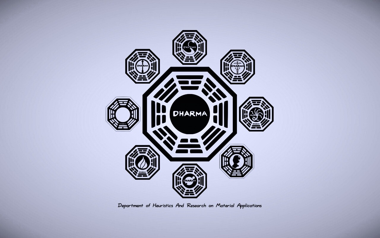 Логотипы станций Дхарма обои