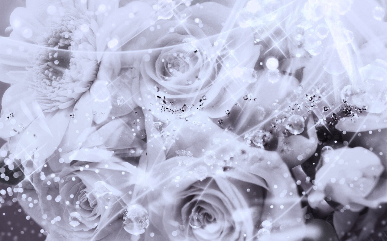 Розово-розовая абстракция с цветами обои