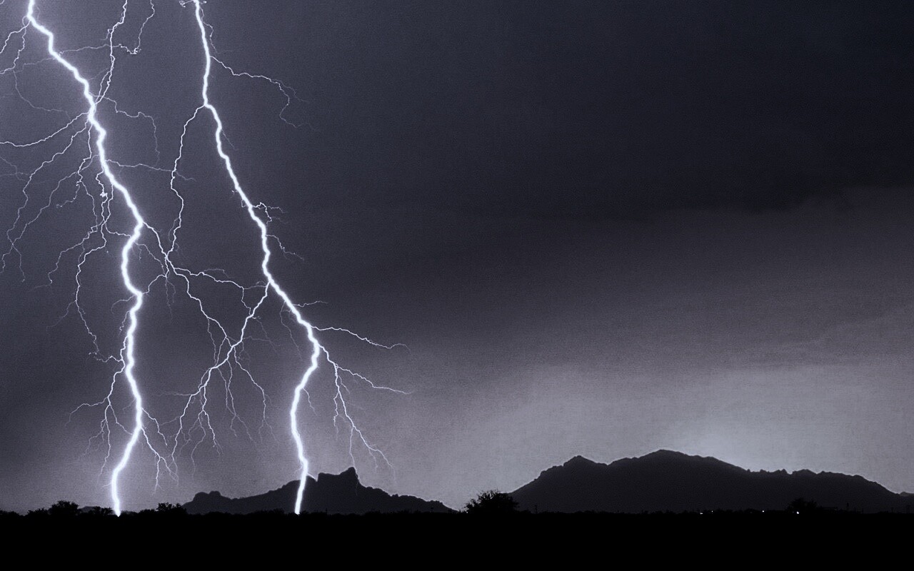 Двойная молния обои