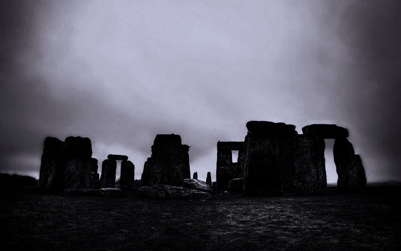 Вечерний Стоунхендж обои