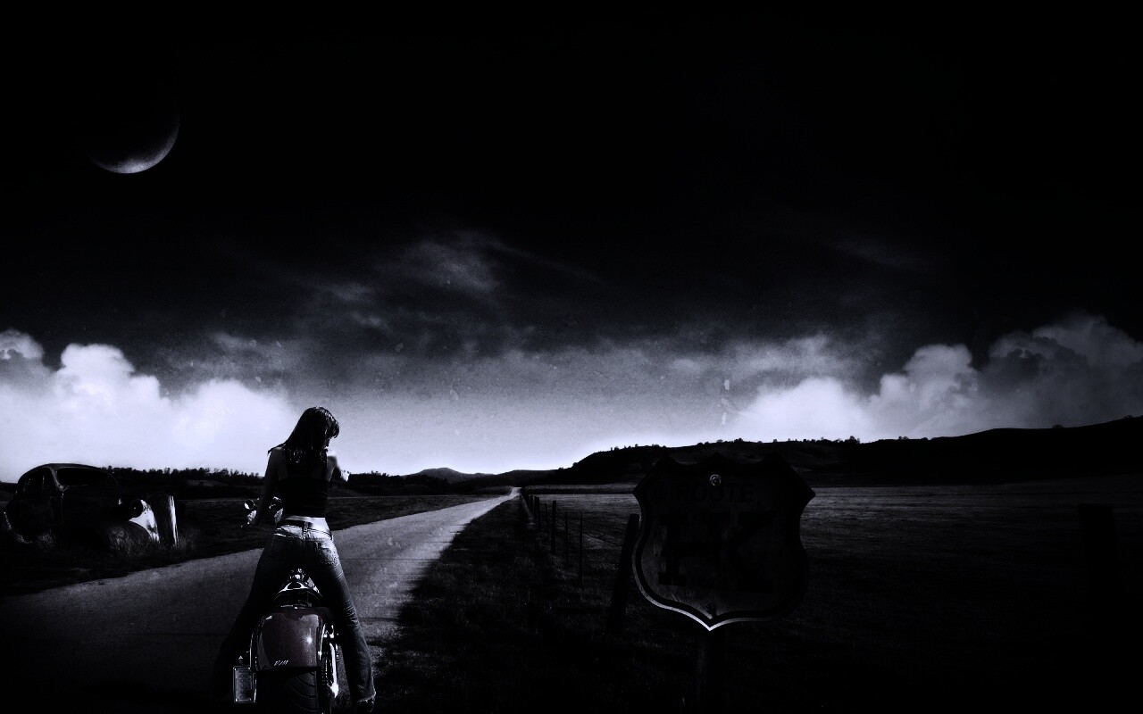 Путешествие на мотоцикле обои