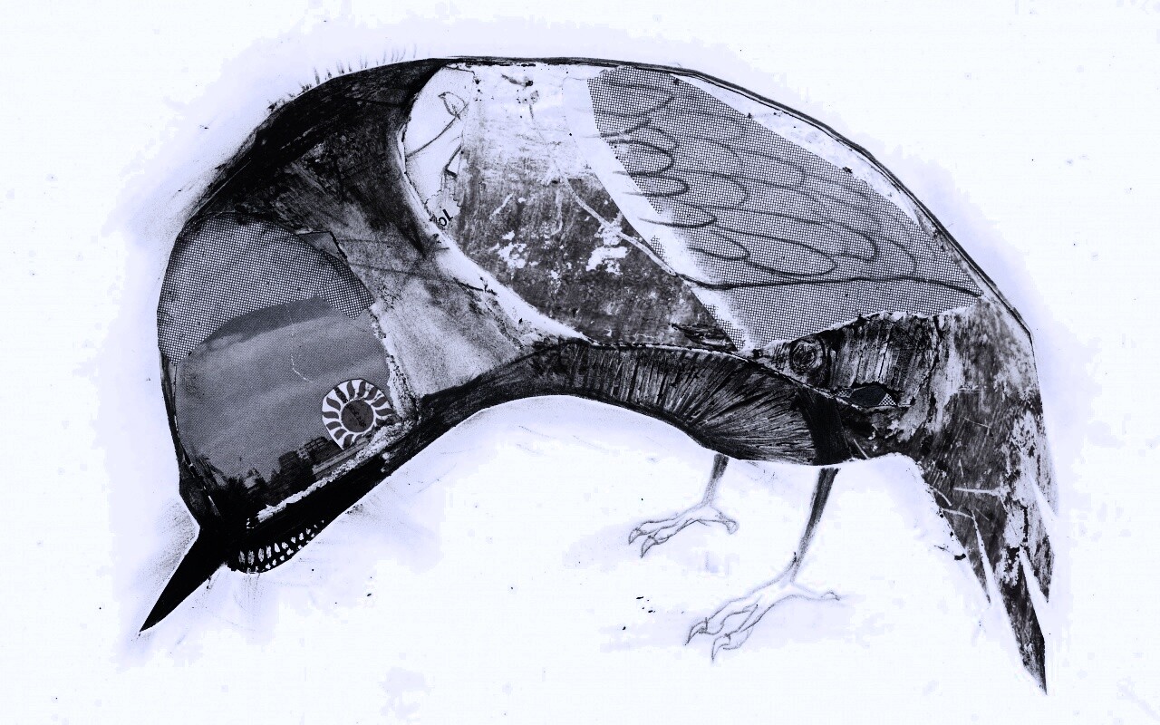 Аппликация Стефана Томпсона "Птица" обои