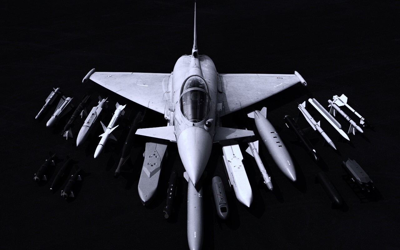 Истребитель и состовляющие обои