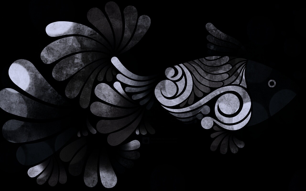 Узор «Рыбка» обои