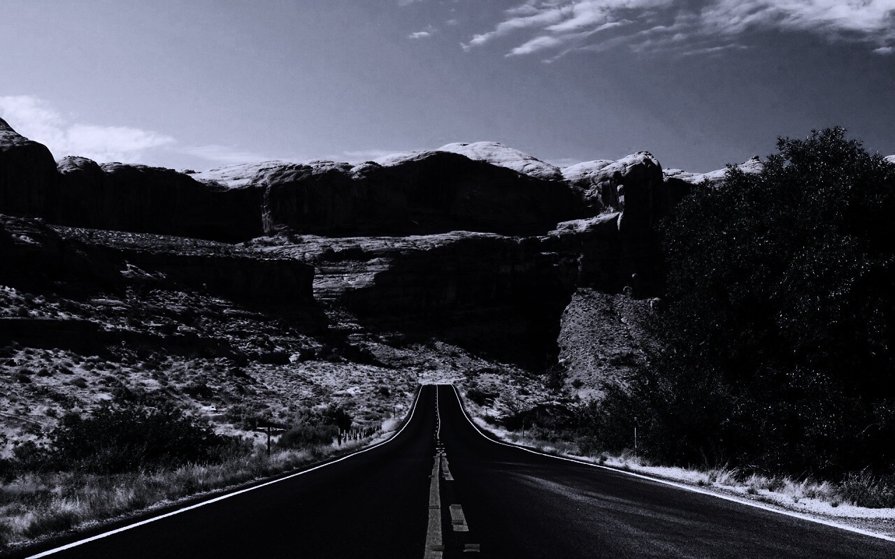 Дорога в горах обои