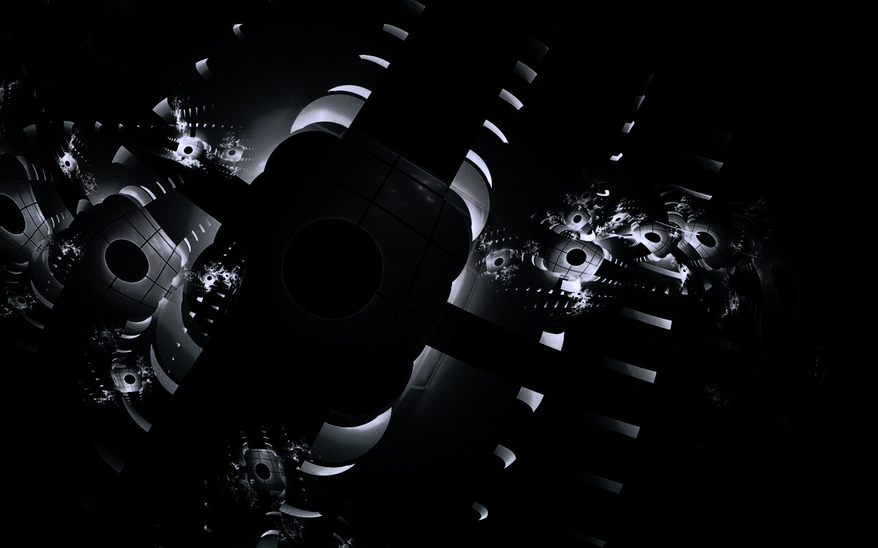 Абстрактные темно-зеленые фигуры обои