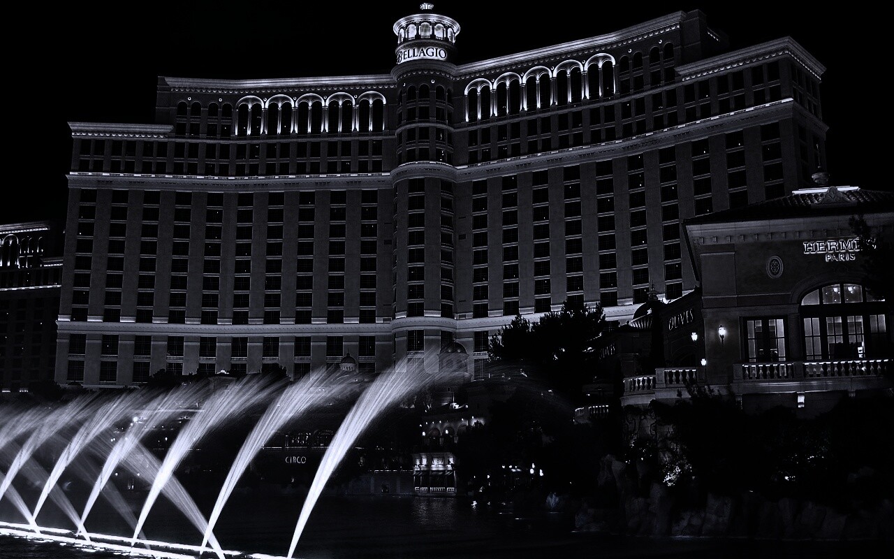 Казино Bellagio в Лас-Вегасе обои