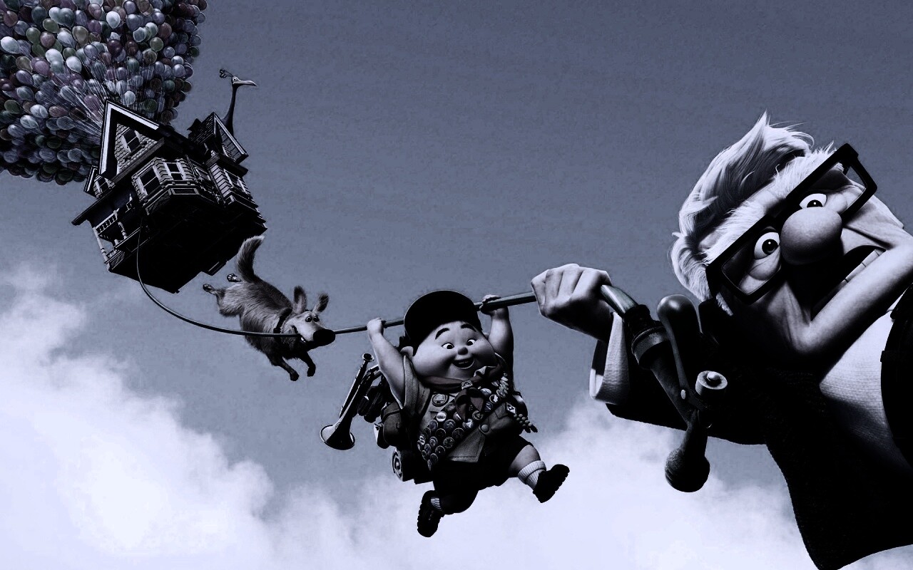 Персонажи мультфильма Up обои