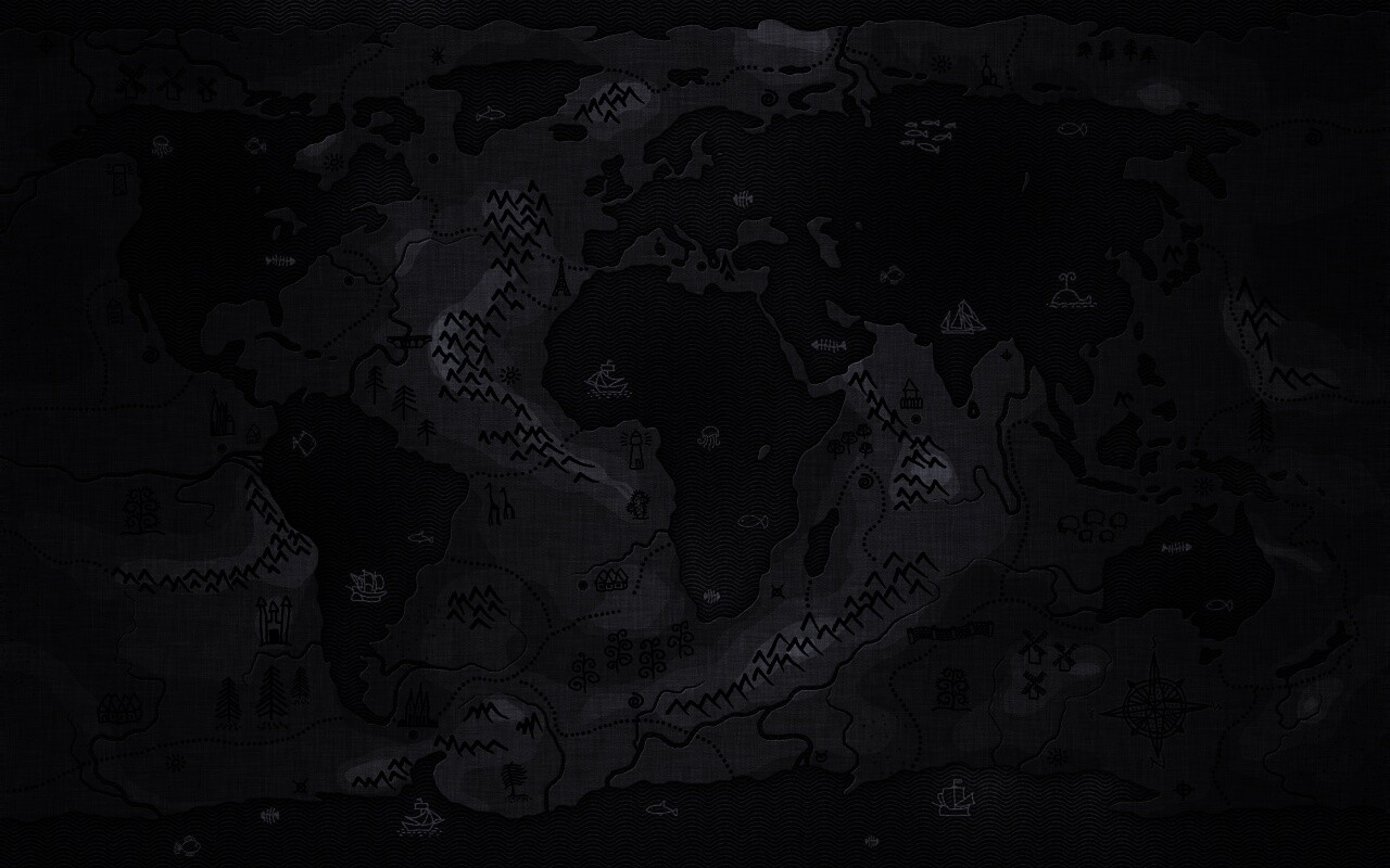 Карта мира наоборот обои