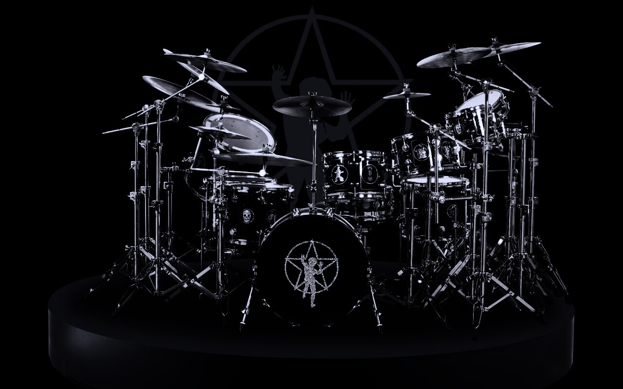 Барабанная установка обои