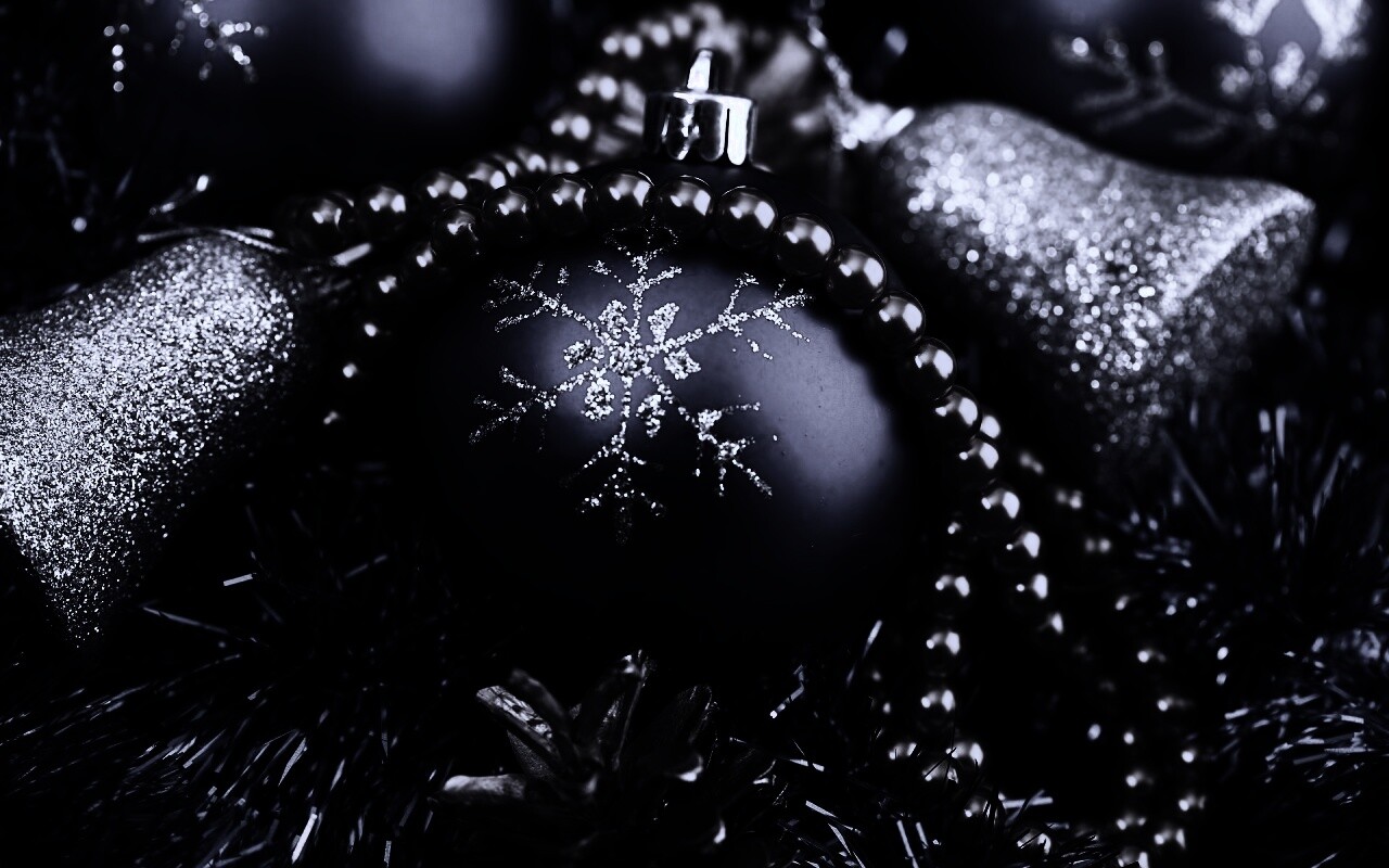 Новогодние украшения для елки обои