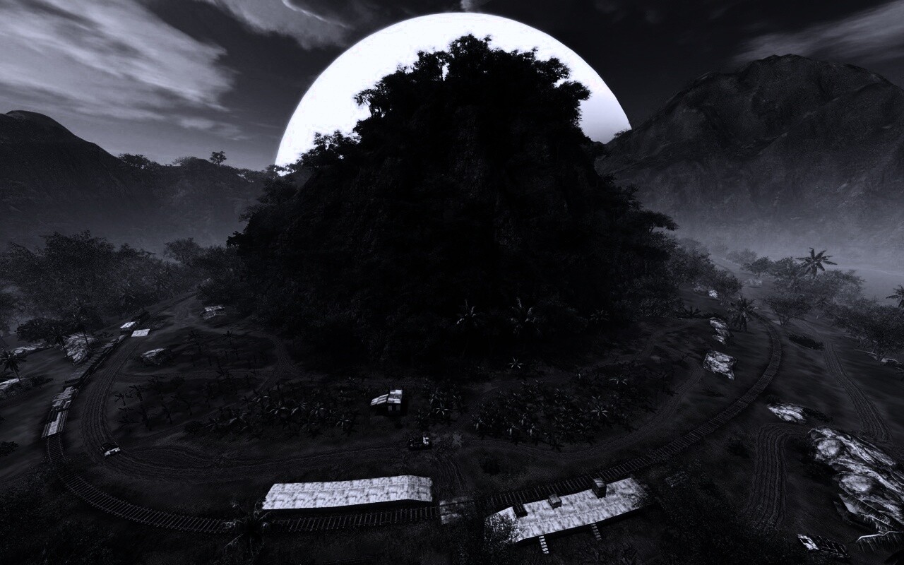 Железная дорога в тропиках из Crysis обои