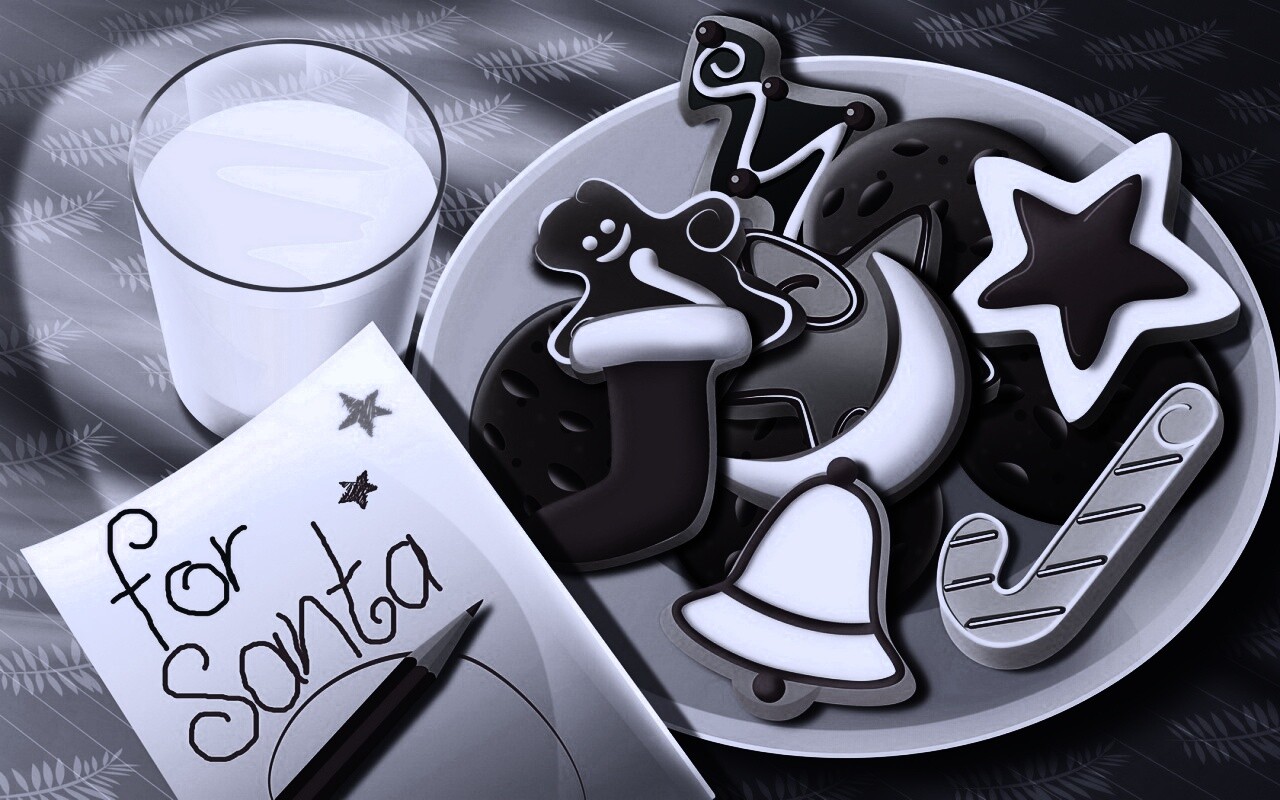 Сладости для санты обои