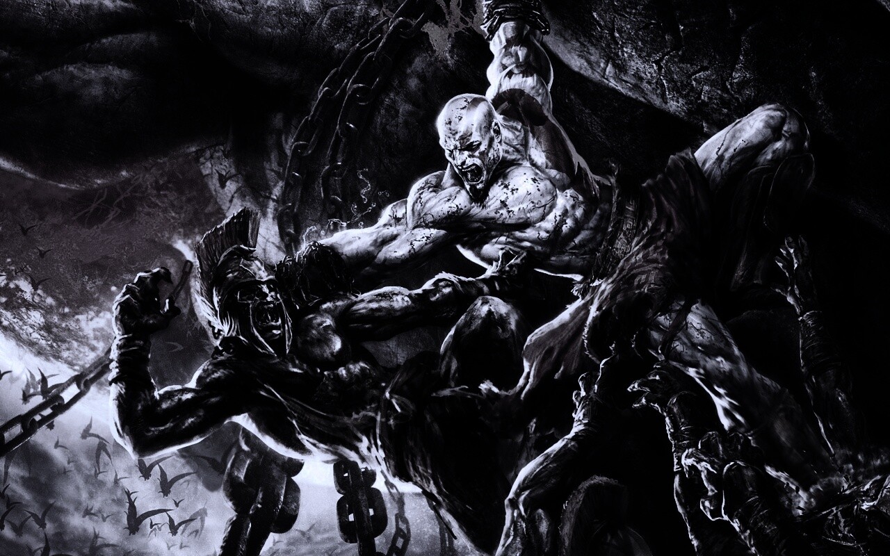 Бог войны обои