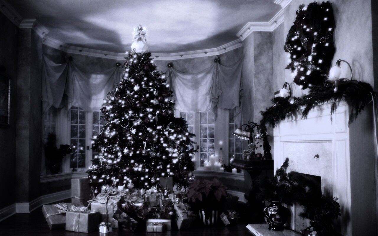 Подарки под ёлкой обои