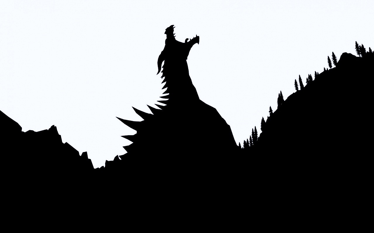 Крик из The Elder Scrolls V: Skyrim обои