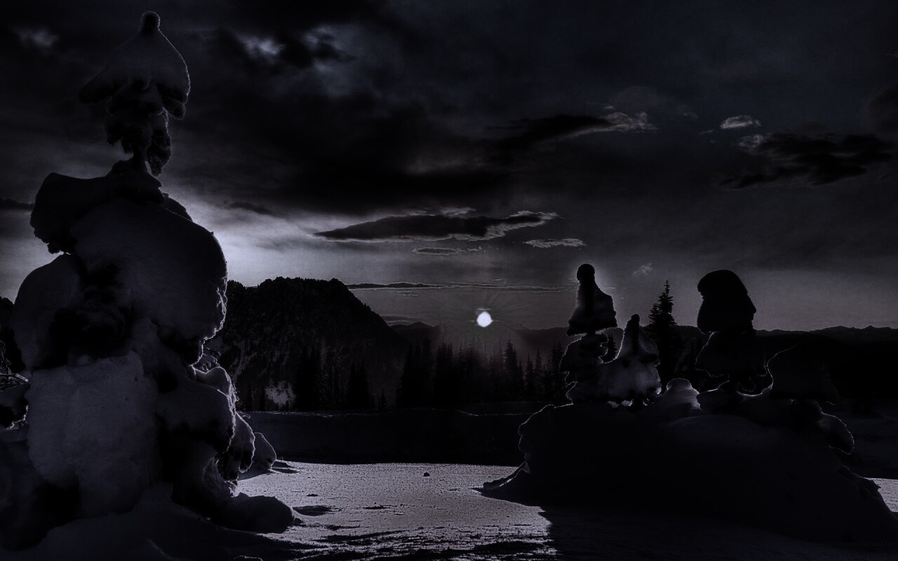 Зимнее солнце обои