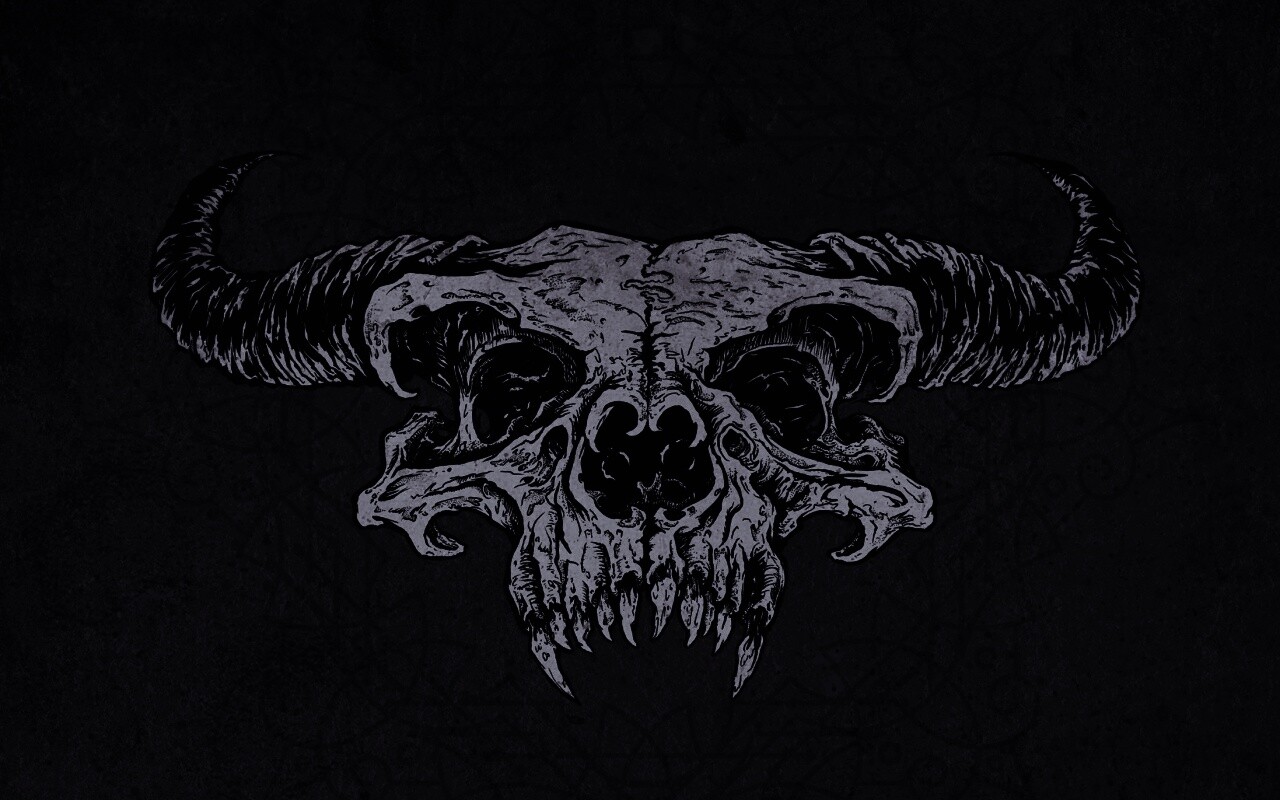 Череп дьявола обои