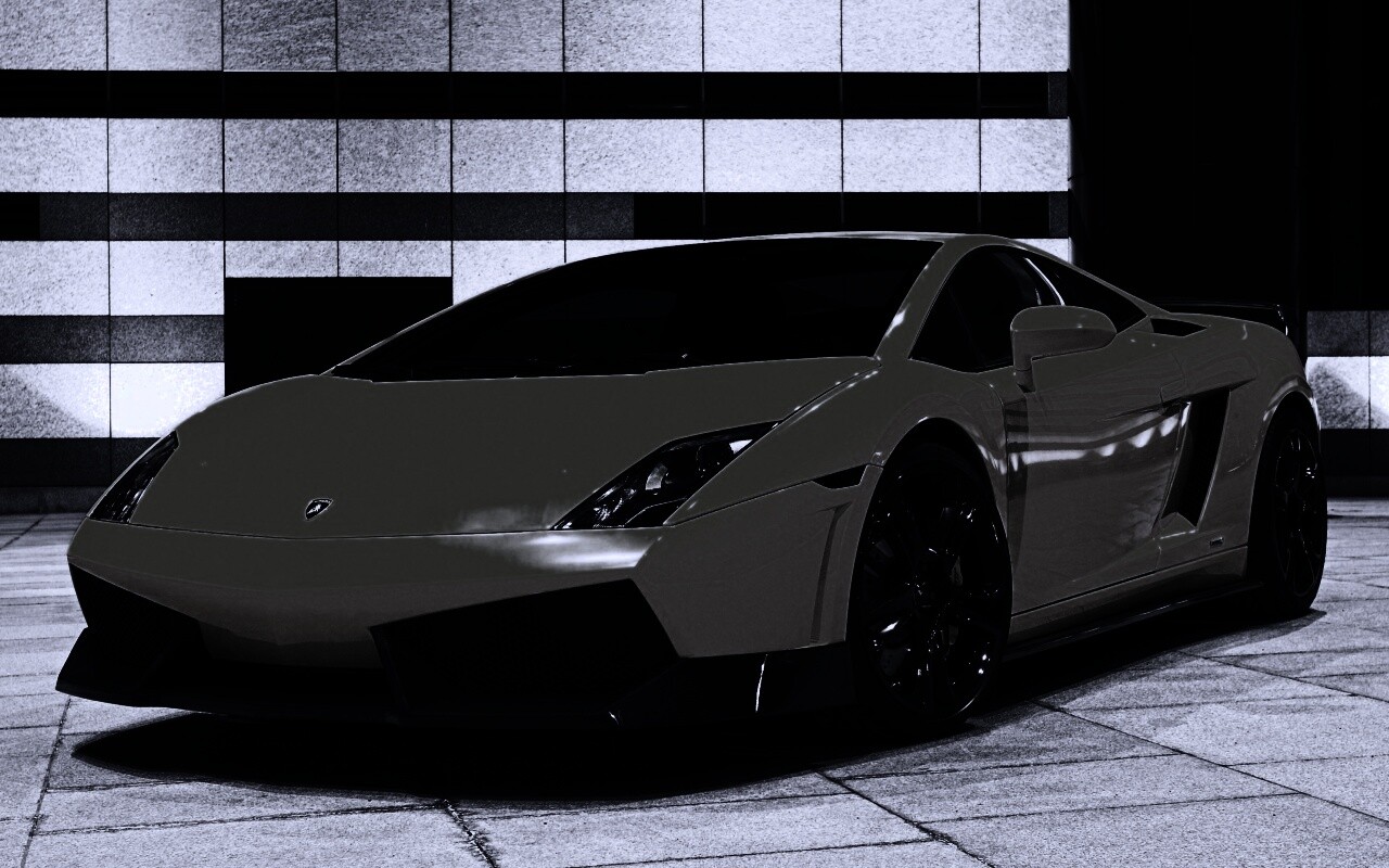 Желтый Ламборджини обои