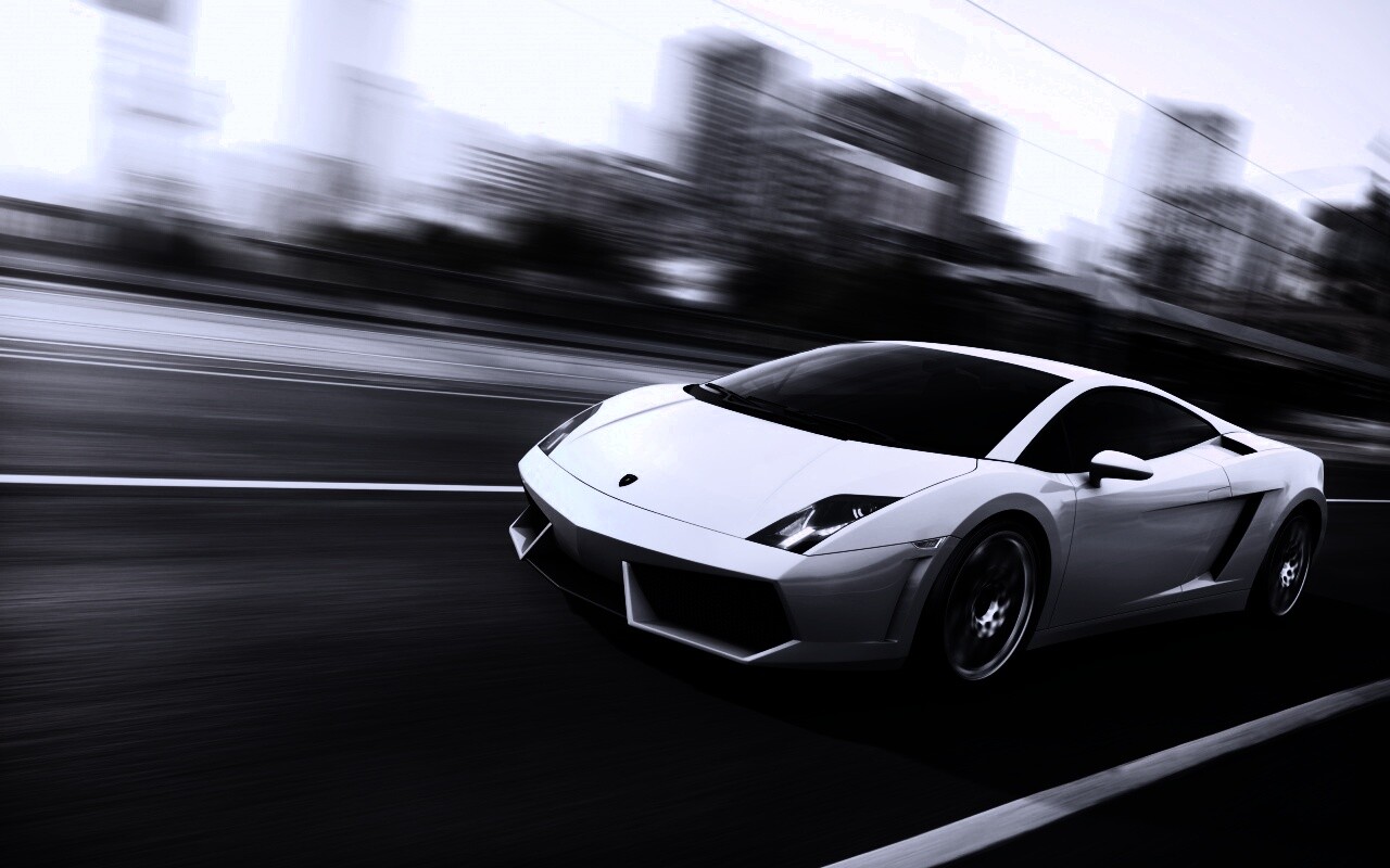 Серый Ламборджини обои