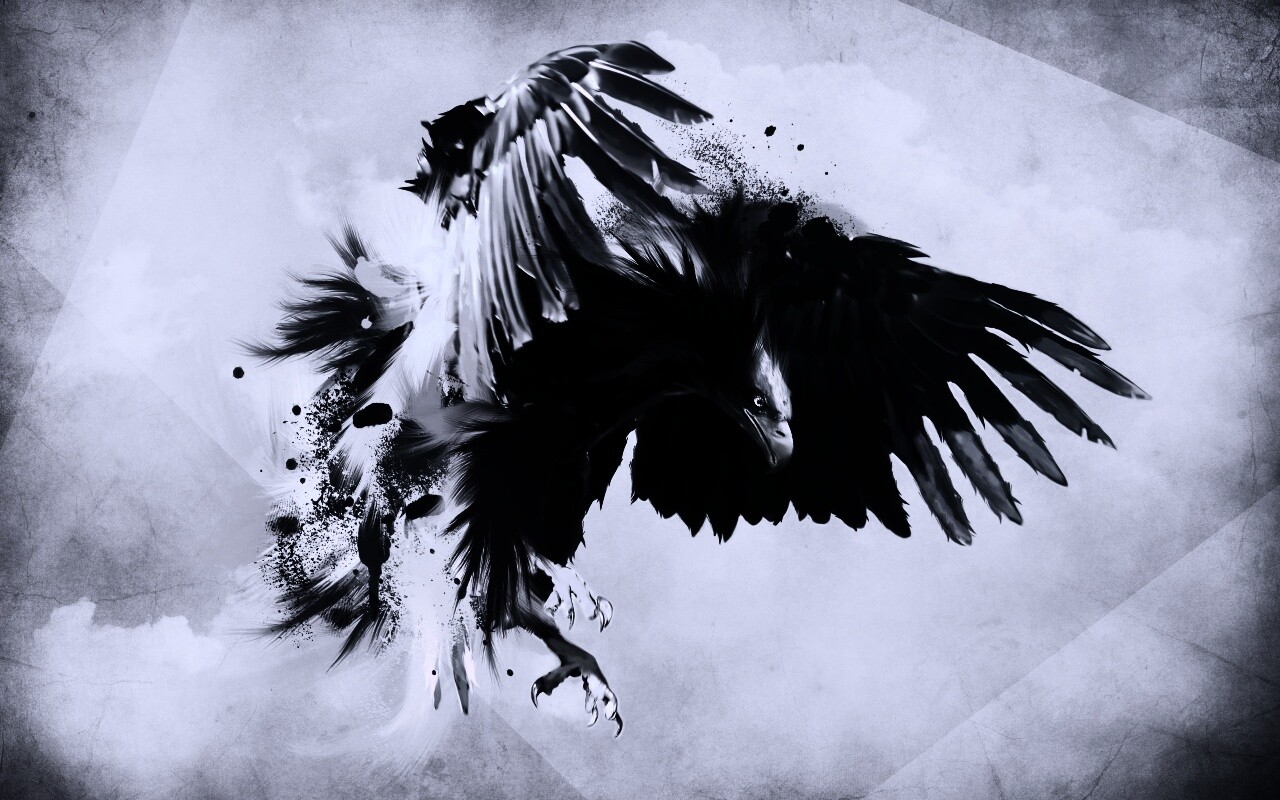 Скетч с орлом обои