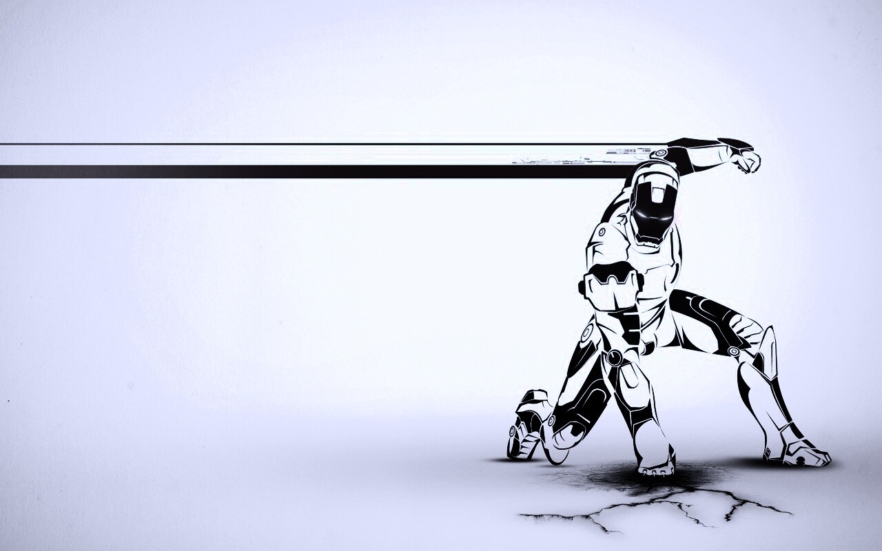 Векторный Железный Человек обои