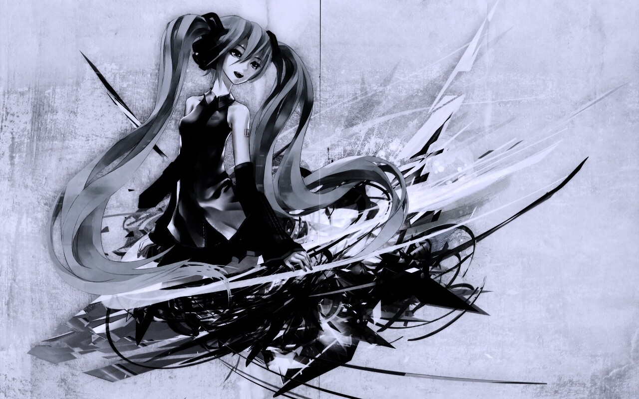 Арт с Хатсуне Мику обои